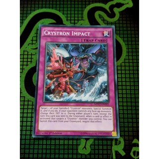 [ Đỗ Lạc Shop ]  Thẻ Bài Mint90 Yugioh Trap Crystron Impact Common