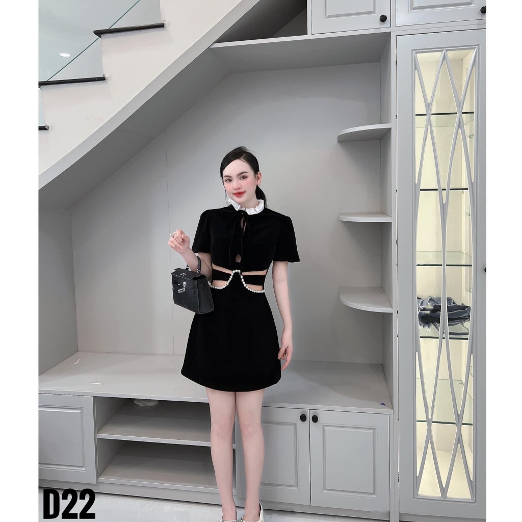 Đầm Nhung Tiểu Thư Bigsize