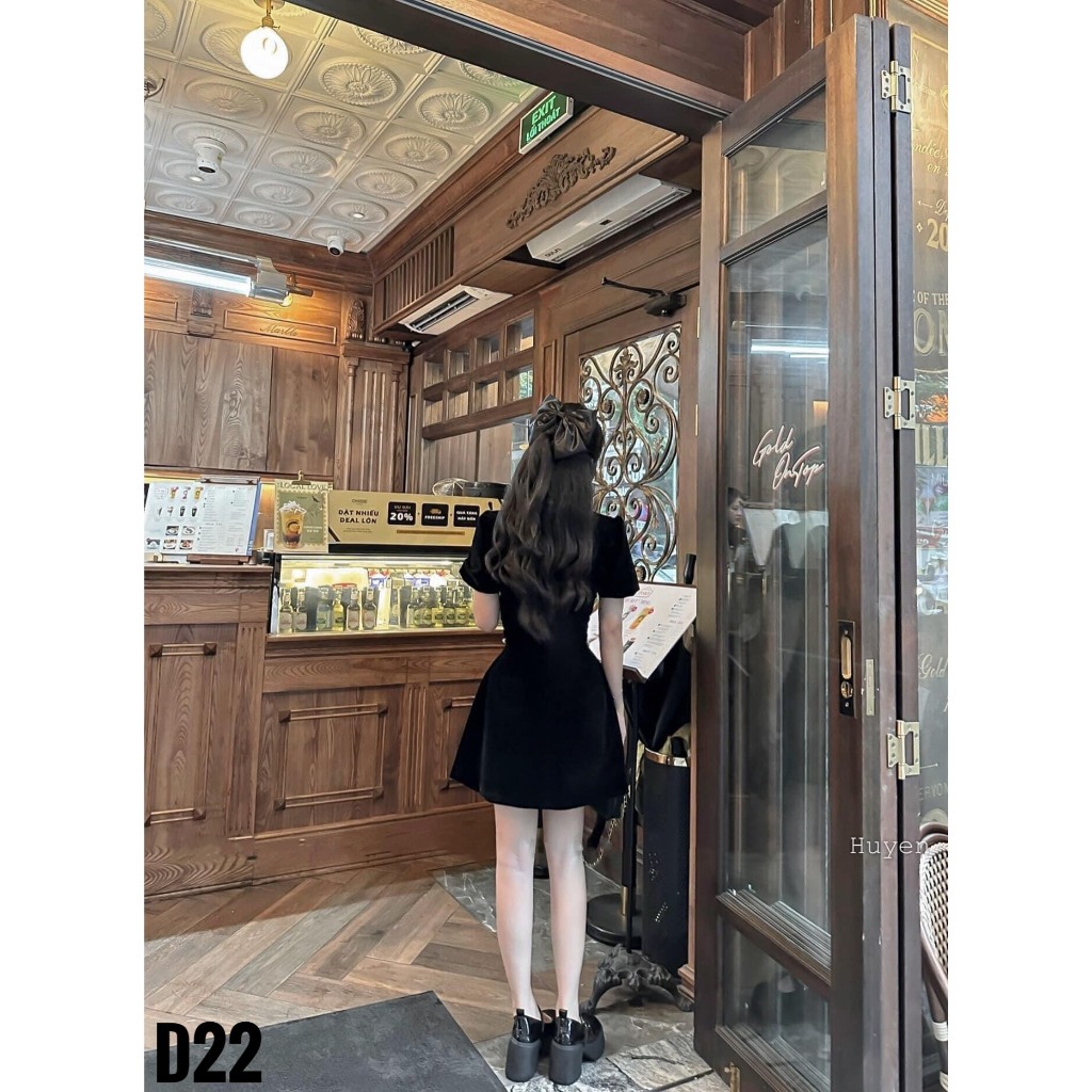 Đầm Nhung Tiểu Thư Bigsize