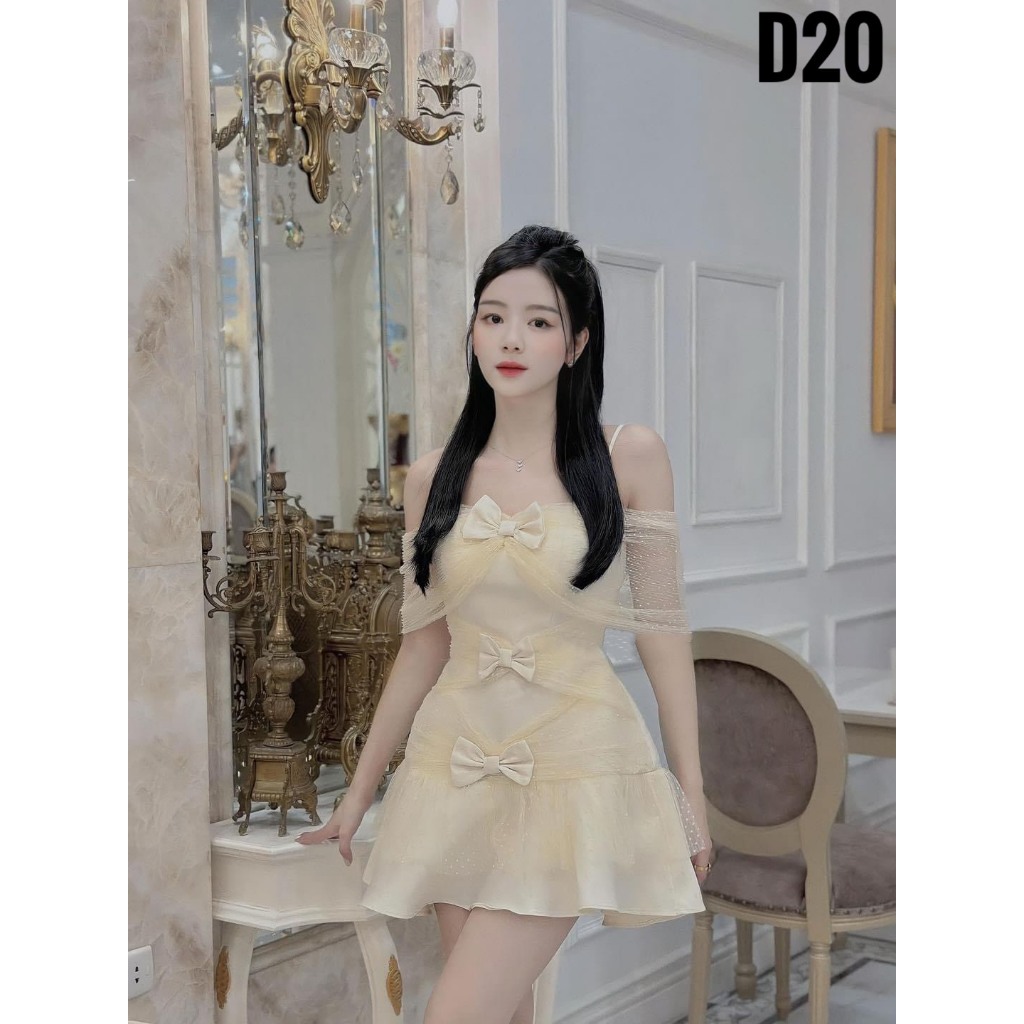 Đầm Trễ Vai Nơ Bigsize