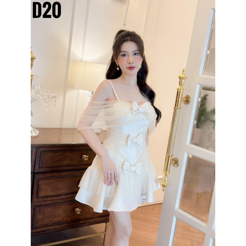 Đầm Trễ Vai Nơ Bigsize