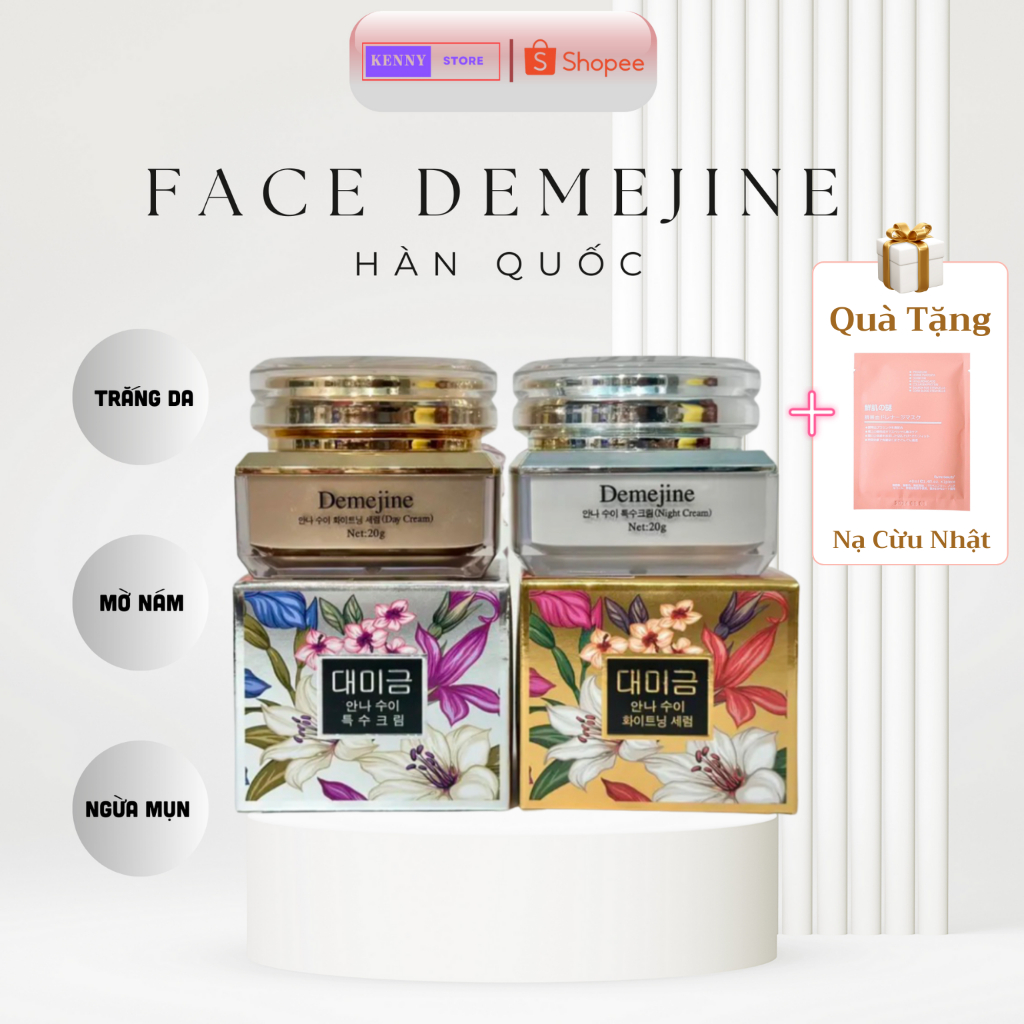 Kem DEMEJINE Chính Hãng Ngăn Ngừa Mụn Thâm Nám 20g