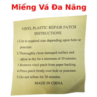 Miếng vá đa năng chuyên dùng cho trụ hơi đấm bốc nệm hơi ghế hơi giường hơi phao hơi bể bơm hơi