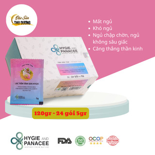 Lạc tiên tâm sen - trà hòa tan hygie hộp 24 gói - trà cho người mất ngủ