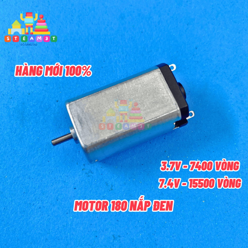 Động cơ motor mini 180 3-6VDC - công suất cao, chạy êm - 14500RPM cho tông đơ - LK0021-1