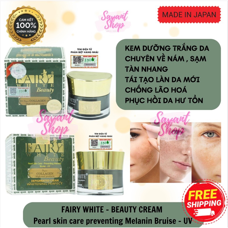 KEM FAIRY WHITE NHẬT BẢN CHÍNH HÃNG - FAIRY WHITE TRẮNG DA