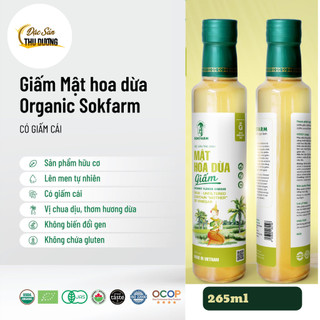 Dấm mật hoa dừa Sokfarm 265ml