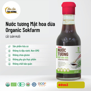 Nước tương mật hoa dừa Sokfarm chai 60ml