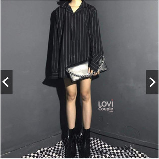 Áo Sơ Mi Sọc Tay Dài Unisex