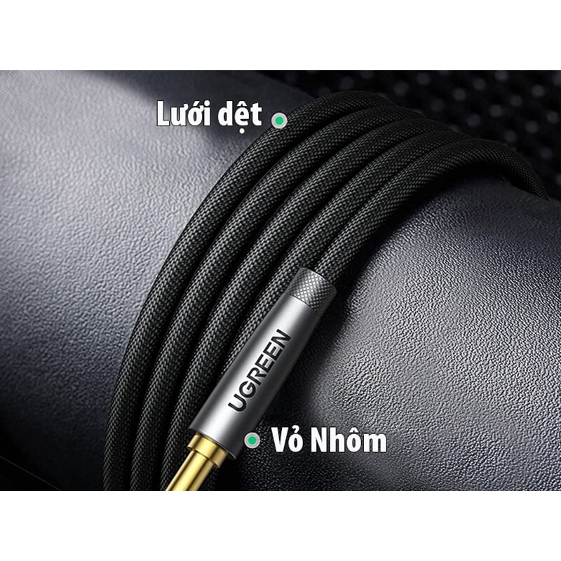 Cáp âm thanh 3.5mm nối dài Ugreen 50214 50238 50241 50242 60311 Chính Hãng AV190