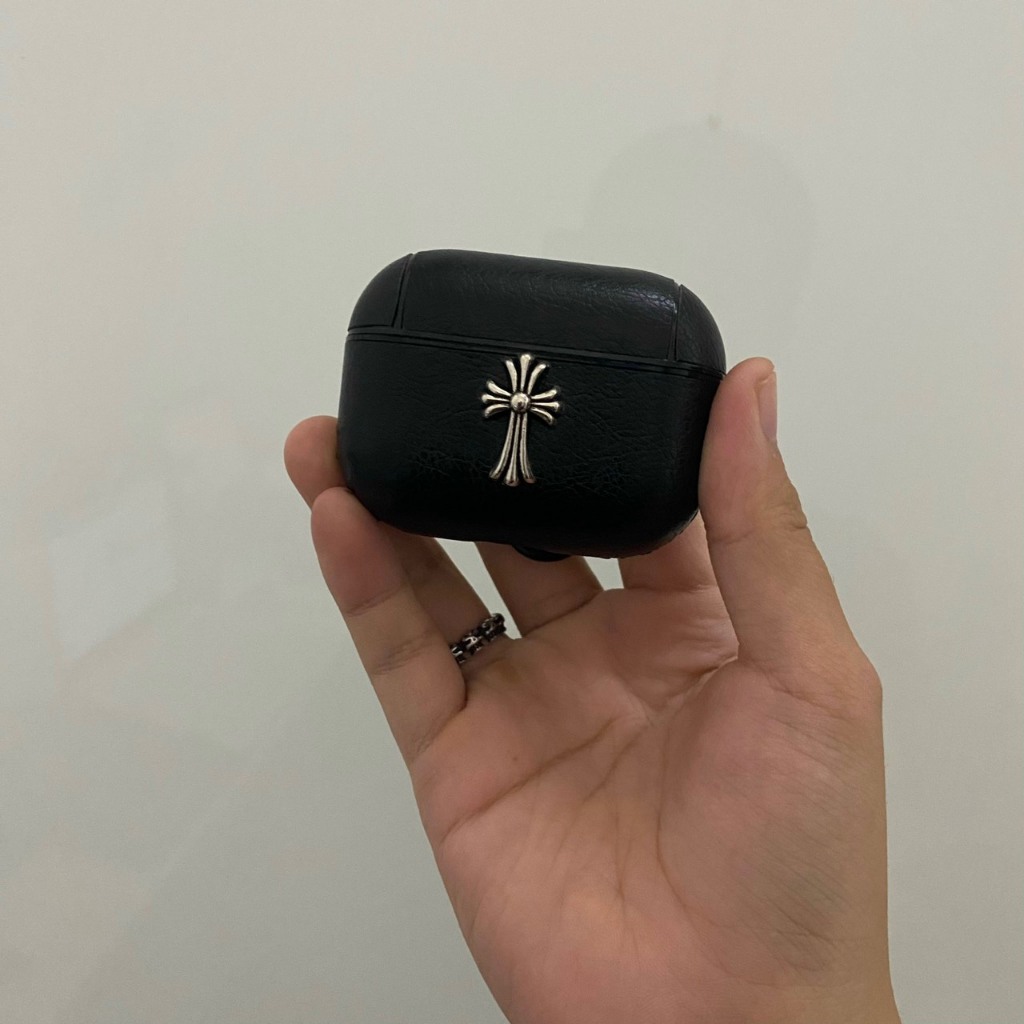 (TẶNG QUÀ) Case Airpods - Ốp Airpods 1/2/pro/airpods 3 - Case da chorme heart