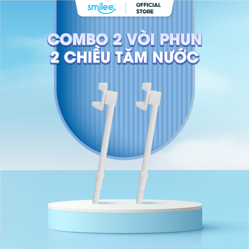 Combo 2 vòi phun 2 chiều thay thế cho máy tăm nước Flossie