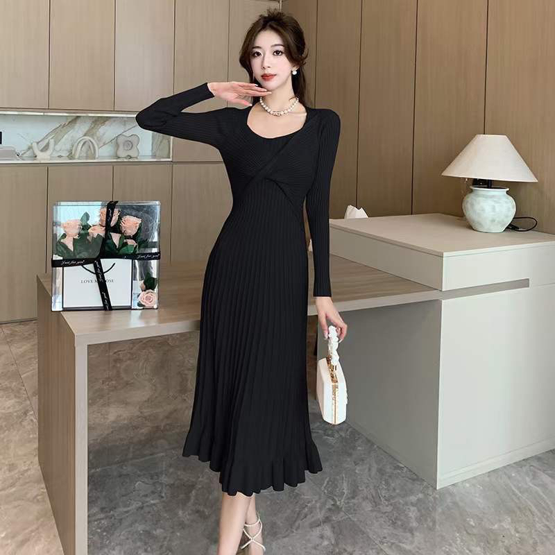 ĐẦM LEN QUẢNG CHÂU CAO CẤP ĐUÔI CÁ