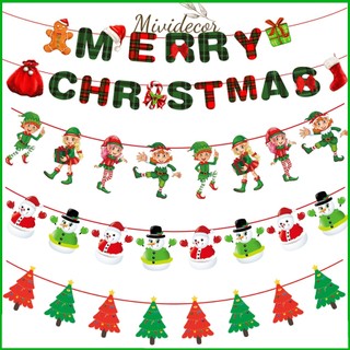 Dây treo trang trí Noel 2024 trang trí lớp học mùa giáng sinh trang trí năm mới tết dương lịch