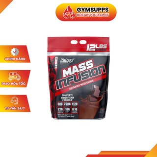 Sữa Dinh Dưỡng tăng cân nhanh Nutrex Mass Infusion 12 lbs (5.6kg) Authentic 100%