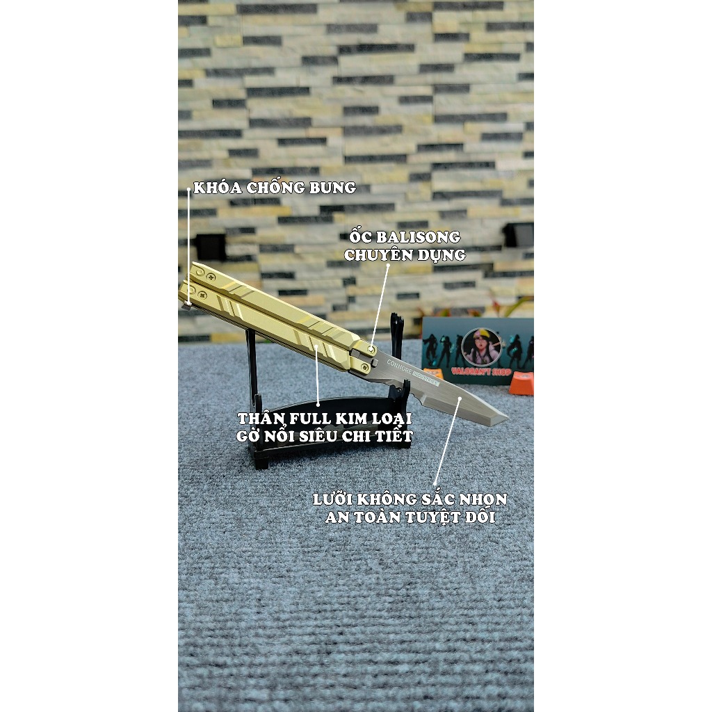 Butterfly Recon  Valorant. Tặng giá đỡ decor cực ngầu