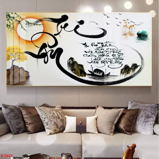 Tranh Chữ Thư Pháp Tri ân Thầy Cô dịp 20/11, xưởng miễn phí thêm chữ vào tranh làm quà tặng ý nghĩa