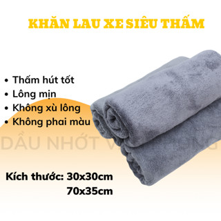 KHAU LAU XE THẤM HÚT TỐT, LÔNG MỊN SỢI MICROFIBER