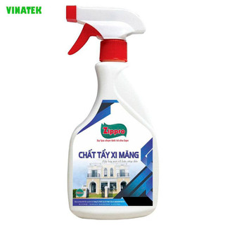 Chất tẩy xi măng zippro 500ml - zippro siêu tẩy xi măng với công thức đậm đặc và tiên tiến giúp loại bỏ mọi vết xi măng