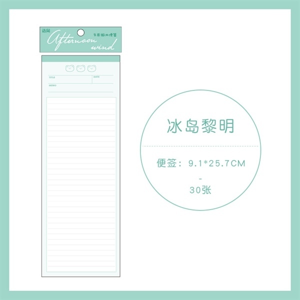 Giấy note ghi chú tiện dụng màu pastel