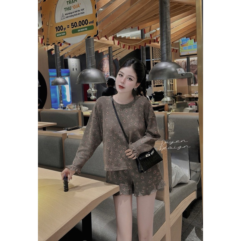 Set len tăm hoa nhí cho mùa thu đông