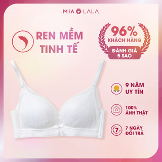Áo ngực nữ ren cao cấp không gọng đệm mỏng 1cm MIALALA 1083 NA2121083