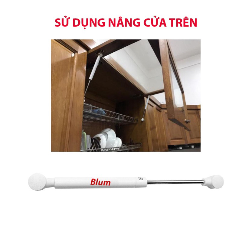 Tay đẩy chống cánh tủ BlumA- Blumgold-Blum pittong, ty đẩy hơi tủ bếp, piston 60-80-100-120-150N