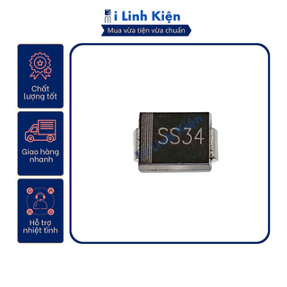 Ss34-smc diode 1n5822 schottky 40v 3a chính hãng.