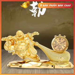 Tượng di lạc đặt taplo xe ô tô biểu tượng cho sự an lạc vui vẻ bình an , tượng di lạc kéo đồng hồ lọ nước hoa