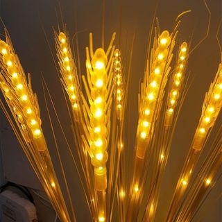 Bộ đèn led bông lúa trang trì nhà cửa, để ban thần tài thu hút tài lộc