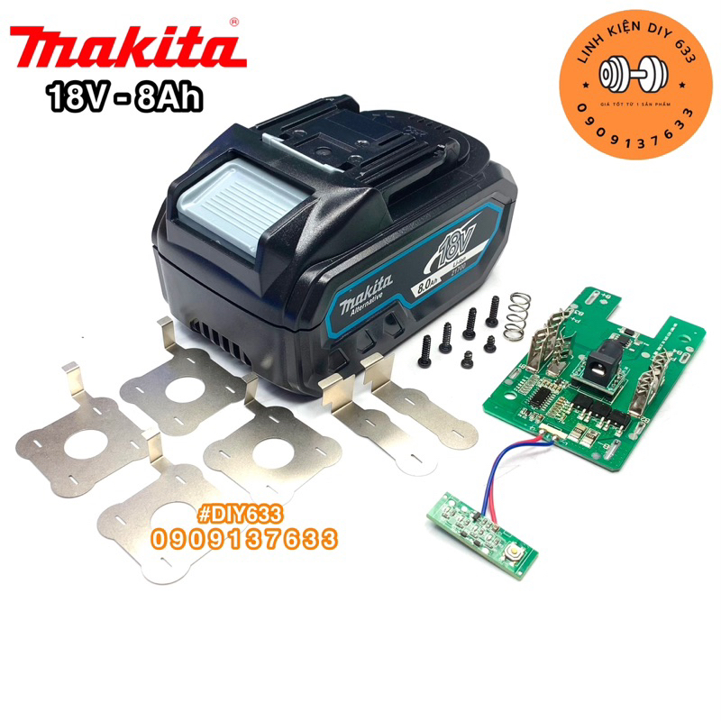 Vỏ mạch Makita 18V-8AH 5S2P 21700 Adapter , chọn phân loại