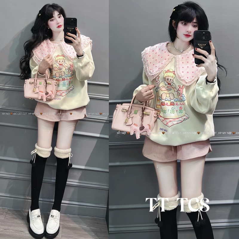 Nỉ cổ bèo siêu dễ thương 😍😍