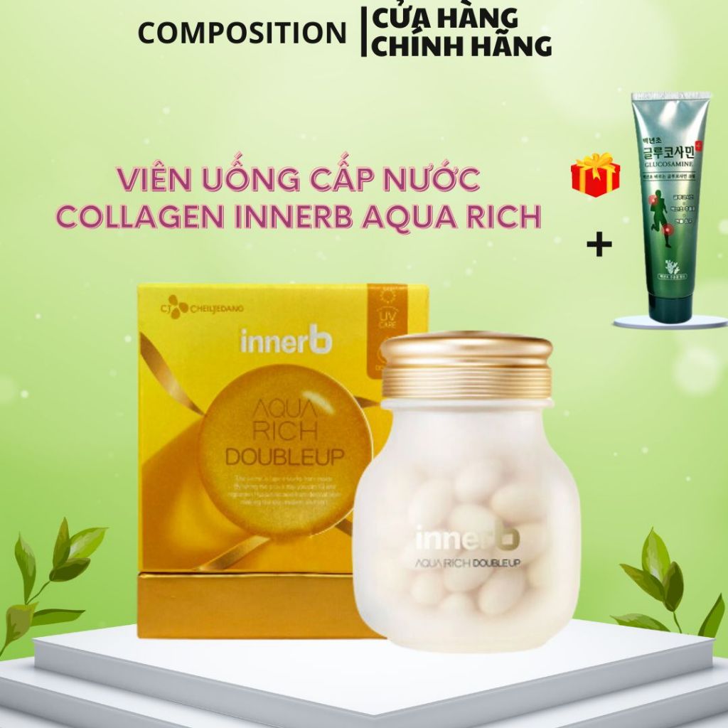 Viên uống cấp nước innerb aqua rich Hàn Quốc Chính Hãng