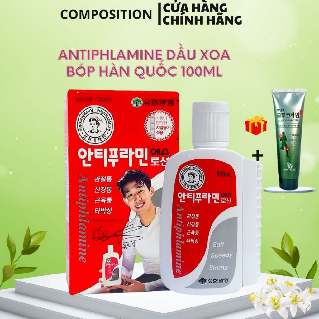 [Cam Kết Chính Hãng] Dầu Xoa Bóp Antiphlamine Hàn Quốc 100ml