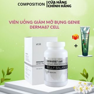 (Chính Hãng) Viên Uống Giảm Cân Huỷ Mỡ Bụng Derma87 Cell Belly Balance Genie Hàn Quốc Hộp 130 Viên