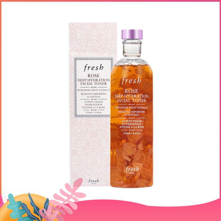 Nước Cân Bằng Da Fresh Rose Deep Hydration Facial Toner 250ml