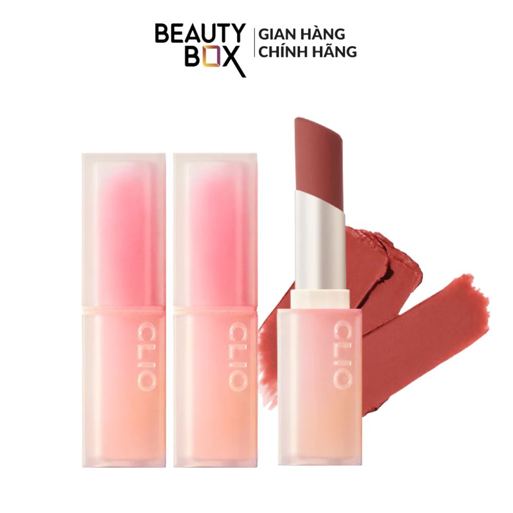 (Ver.2) Son Thỏi Hiệu Ứng Mờ Clio Chiffon Mood Lip 3.2g