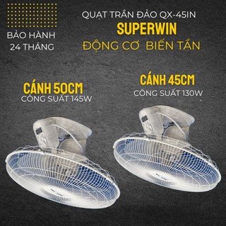 Quạt đảo trần công nghiệp biến tần superwin spw 45/50cm