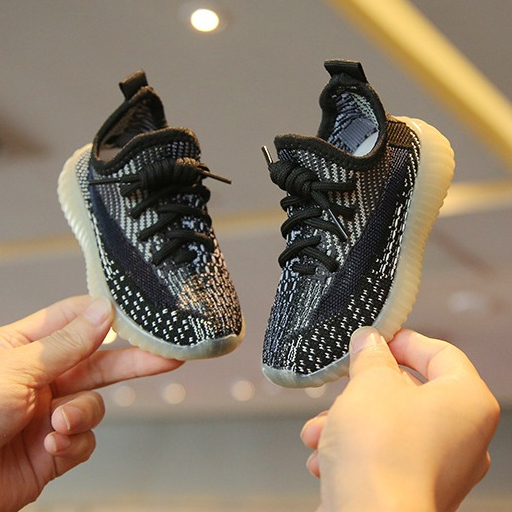 Giày thể thao cho bé trai bé gái dáng lười co dãn phong cách boost thời trang siêu êm từ 1 đến 12 tuổi