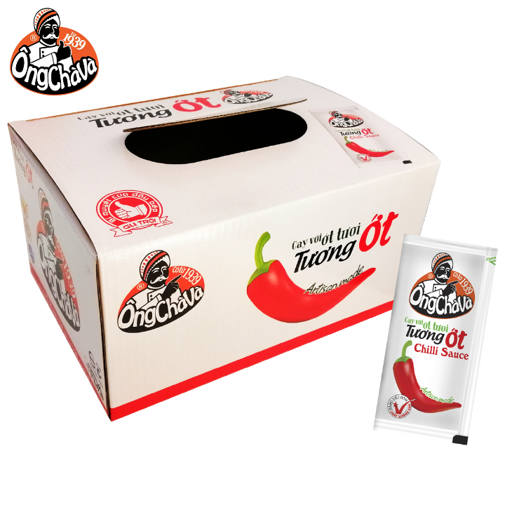 Hộp 120 Gói Tương Ớt Ông Chà Và 10g