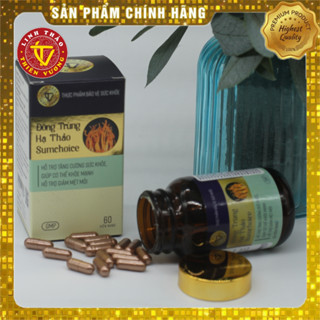 Viên nang bổ dưỡng Đông trùng hạ thảo Sumchoice hộp lọ 60 viên