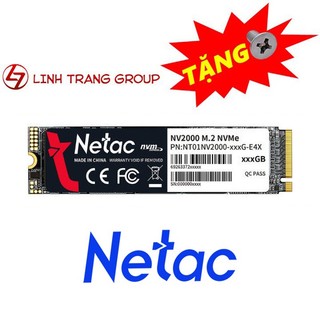 Ổ cứng SSD M.2 PCIe NVMe Netac NV800 NV2000 128GB 256GB - bảo hành 3 năm