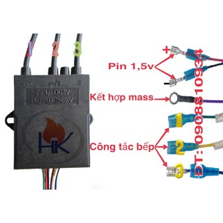 Ic bếp ga âm 3 lò / Ic đánh lửa bếp gas đôi Sunhouse