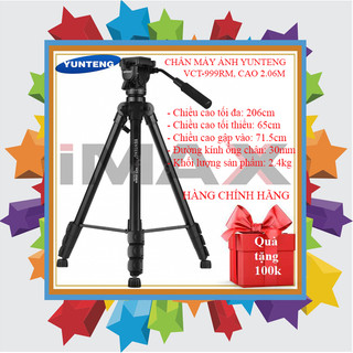 CHÂN MÁY ẢNH YUNTENG VCT-999RM, CAO 2.06M