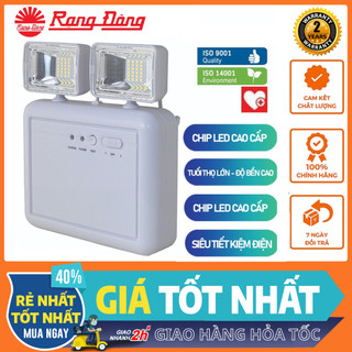 Đèn led chiếu sáng khẩn cấp 6w/8w rạng đông - đèn sự cố - độ bền cao - d kc03/8w và d kc04/6w - bảo hành 24 tháng