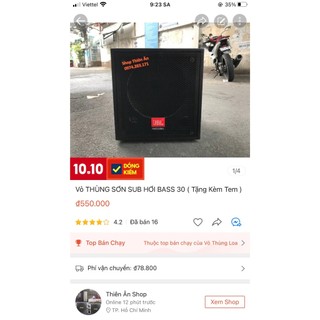 [Sale.!] Vỏ THÙNG LOA SUB HƠI BASS 30 NHƯ HÌNH +