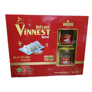 Yến sào cao cấp Vinnest Special 15% tổ yến siêu ngon (1 hộp 6 lọ)