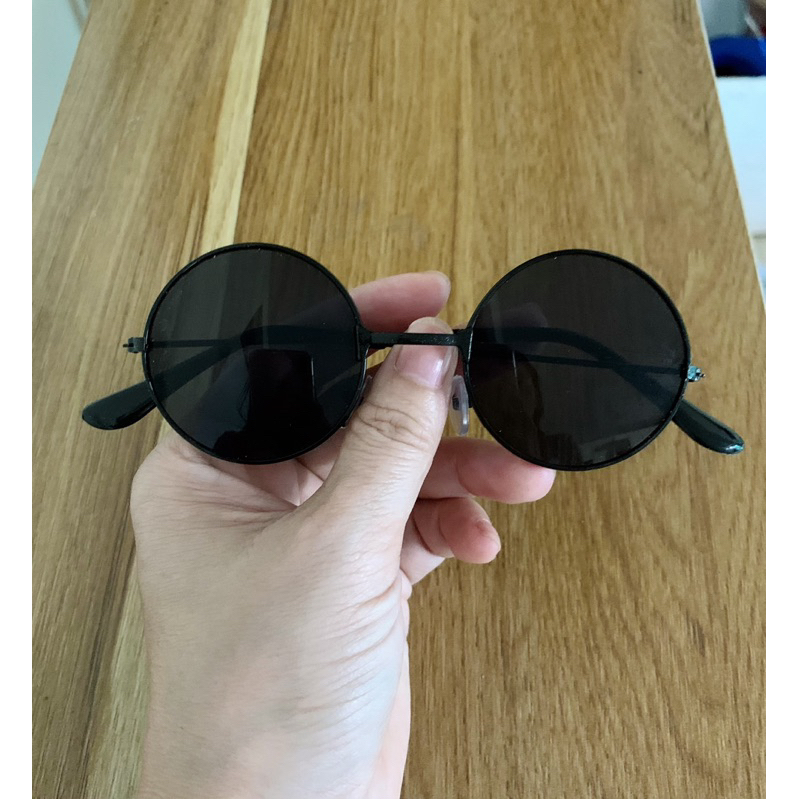 Kính mát tròng tròn chống tia UV400 thời trang cho bé