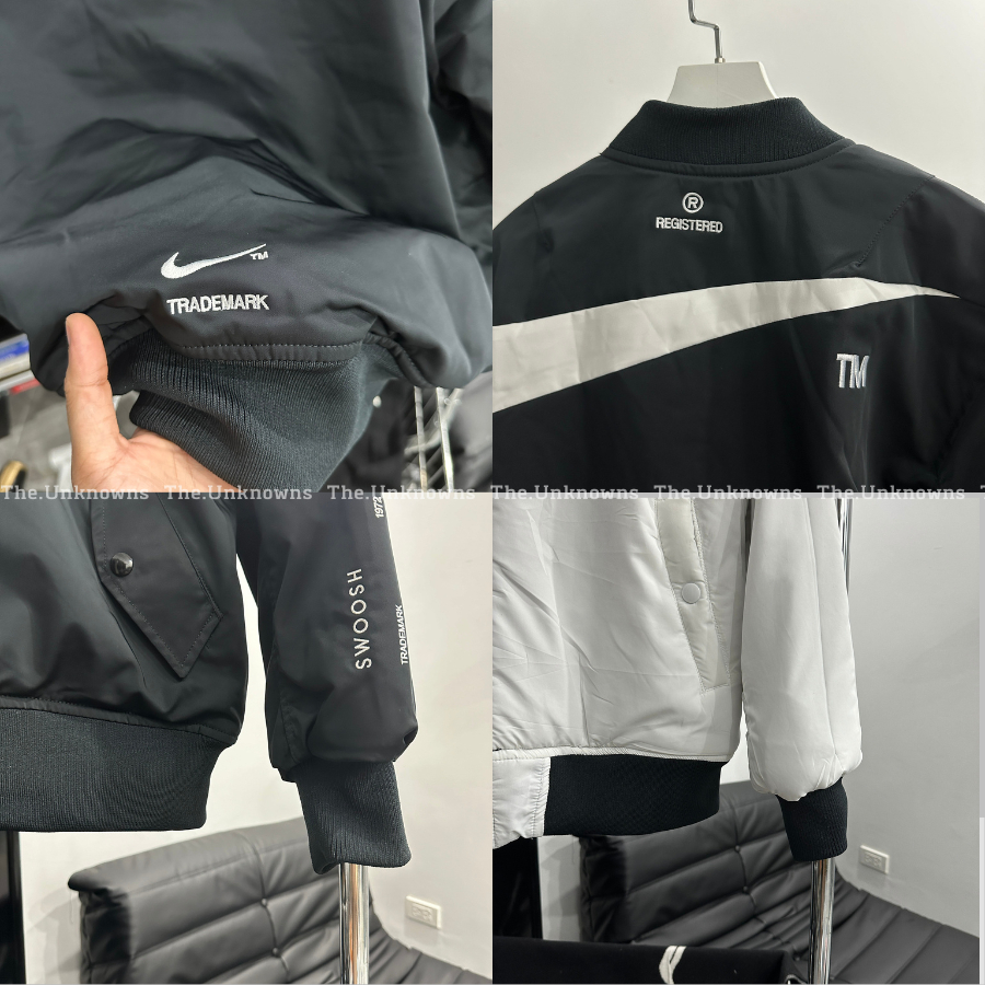 👑👑-Áo Khoác 2 Mặt N!ke Sportswear Swoosh Therma-FIT Jacket,Áo khoác trần bông logo N!KE cao cấp