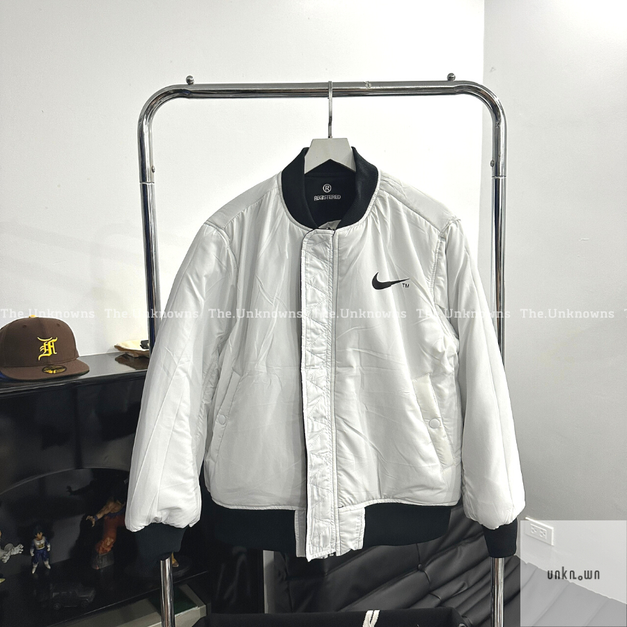 👑👑-Áo Khoác 2 Mặt N!ke Sportswear Swoosh Therma-FIT Jacket,Áo khoác trần bông logo N!KE cao cấp